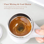Smart Self-Stirring Mug 380ml | Automatic Magnetic | USB Rechargeable